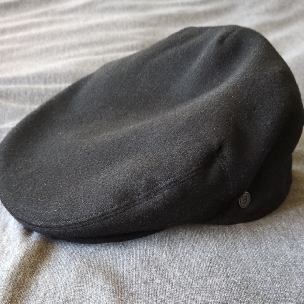 Jax Black Men's Flat Cap